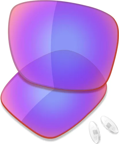 Vista 19 de SAUCER Premium Replacement Lenses & Nosepads for Oakley Holbrook Ti OO6048 UV400 Protection, Anti-Scratch, Precise Fit