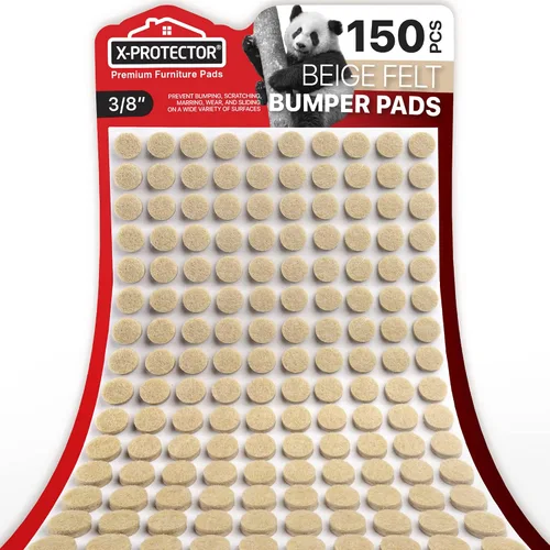 Vista 10 de X-Protector Tiras Amortiguadoras para Puertas de Gabinete - 40 PIEZAS - Silenciador de Puerta Transparente - Amortiguadores Premium para Puertas