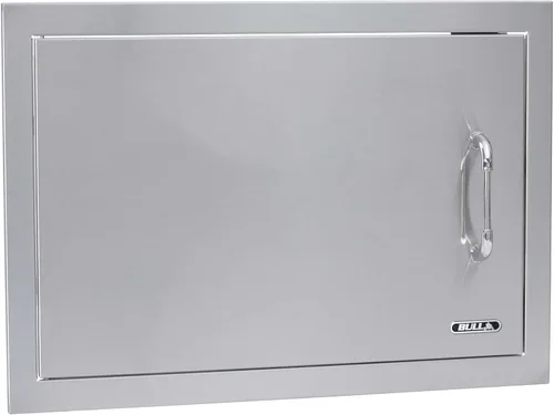 Vista 20 de Bull Outdoor Products Componentes Premium para Isla de Barbacoa de Cocina Exterior, Puerta de Acceso Vertical - Bisagra Izquierda con Reborde