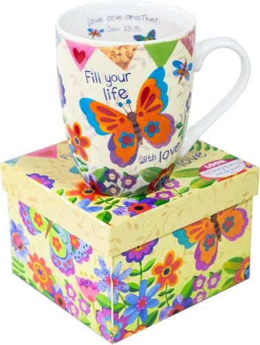 Vista 12 de Divinity Boutique 22188 Tazas de cerámica en caja, 1 unidad (paquete de 1), Gato de otoño