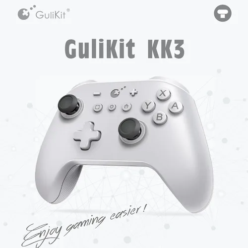 Vista 2 de GuliKit KK3 Controller Kingkong 3 Switch Controller (No Drift) for SwitchPCAndroidMacOSIOS with Hall Joysticks and Triggers (NS37)