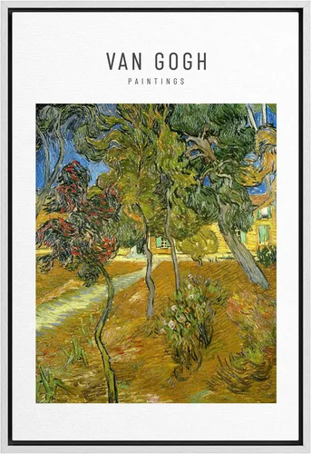 Vista 11 de SIGNWIN Lienzo enmarcado para pared, diseño de Vincent Van Gogh, un par de amantes, naturaleza, ilustraciones de área silvestre, bellas artes