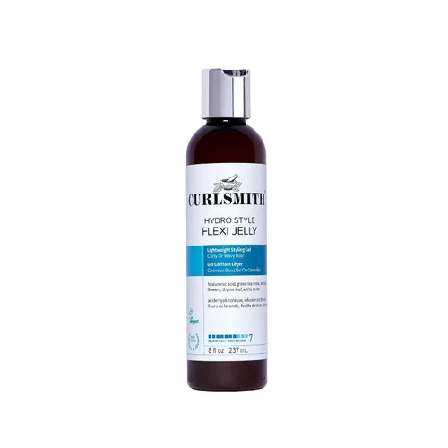 Vista 11 de CURLSMITH - Hydro Style Flexi-Jelly - Gel definidor vegano para cabello ondulado, rizado o enrollado