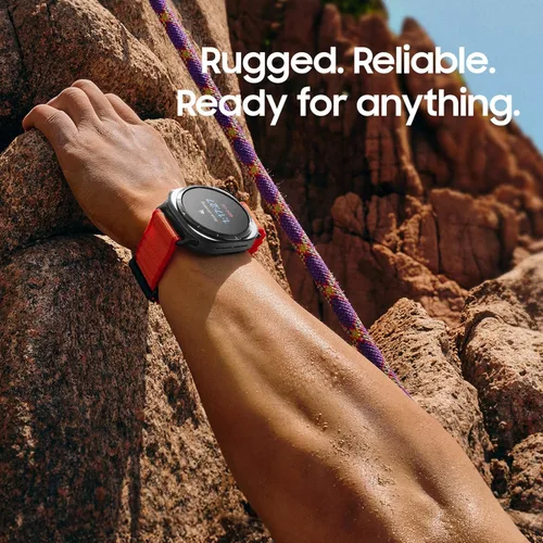 Vista 8 de Samsung Galaxy Watch Ultra (2025) - Reloj inteligente LTE de 1.850 in, carcasa de titanio, entrenamiento avanzado del sueño, entrenador de correr
