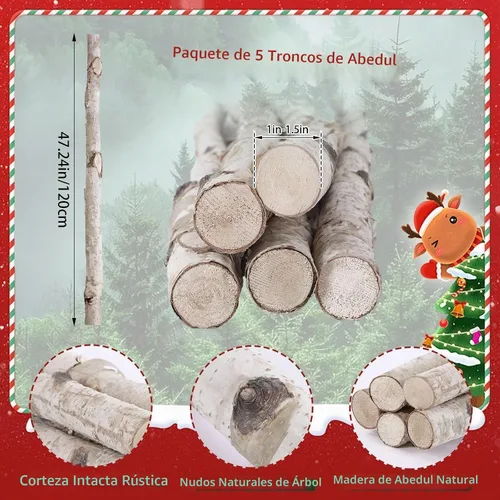 Vista 2 de 5 varillas de abedul blanco de 4 pies 1-1.5 pulgadas de diámetro, ramitas de madera natural para manualidades, ramas, decoración del hogar