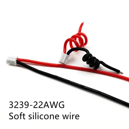 Vista 4 de 20 Juegos de Conector Macho Mini Micro JST-PH de 2.0mm de 2 Pines con Cables de Alambre de Silicona de 10cm y Juego de Conector Hembra JST PH 2.0