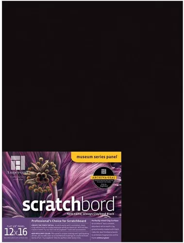 Vista 12 de Ampersand Art Supply Panel de Arte para Grabado: Serie Museo, Perfil Plano de 1/8 Pulgada, 5" x 5" - Paquete de 3