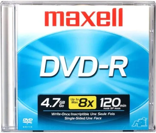 Vista 34 de Maxell 638004 4.7Gb Dvd-R 10Mm Caja de joyas