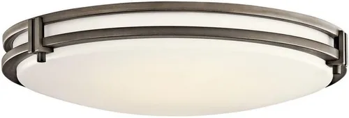 Vista 7 de Kichler Lighting Avon - Montaje empotrado LED de 24" con acrílico en níquel cepillado