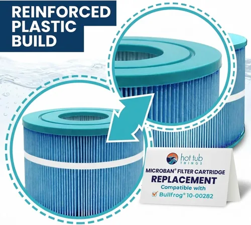Vista 4 de 10-00282 Hot Tub Things - Cartuchos de filtro de spa - Compatible con Bullfrog®, Pleatco PBF40, Filbur FC-9900, PVT50W - Filtros de bañera