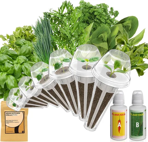 Vista 14 de inbloom Kit de vainas de semillas verdes para ensalada orgánica para AeroGarden, sistema de cultivo hidropónico Ahopegarden, alimento bajo