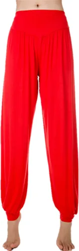 Vista 52 de Pantalones de algodón para mujer, elásticos, suaves, para yoga, deportes