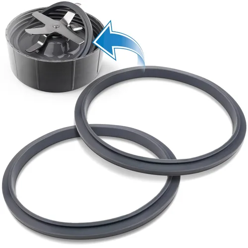 Vista 2 de Juntas de anillo de goma de repuesto para piezas Nutribullet Accesorios Blender 900 Series 600W y 900W, paquete de 2