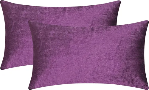 Vista 49 de Home Brilliant Funda de cojín decorativa para el hogar, en terciopelo, para sofá, silla, cama.