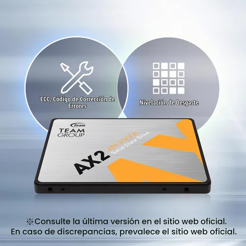 Vista 5 de TEAMGROUP - Disco duro interno SSD, 6.35 cm/2.5 pulgadas, SATA III