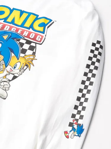 Vista 3 de Sega Boys Hedgehog Long Sleeve Tee-Sonic, Tails, Knuckles