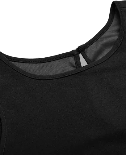 Vista 5 de Vetinee - Mameluco de verano con cinturón para mujer, manga corta, con abertura en la espalda