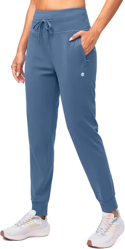 Vista 40 de G Gradual Pantalones deportivos con forro polar para mujer, de cintura alta, resistentes al agua, térmicos, para invierno, correr, senderismo