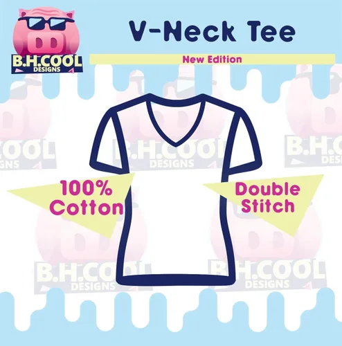 Vista 5 de BH Cool Designs got pereira - Women's Soft & Comfortable Deep V-Neck T-Shirt