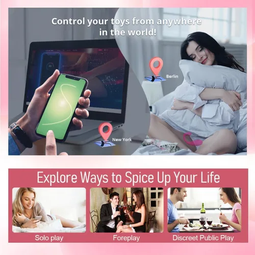 Vista 6 de Consolador vibrador de clítoris con aplicación de control remoto, vibrador portátil, juguetes sexuales para adultos, vibraciones para mujeres, braga