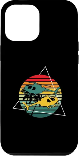 Vista 26 de Retro Helicopters Pilot Aviation Helicopter Case for iPhone 16