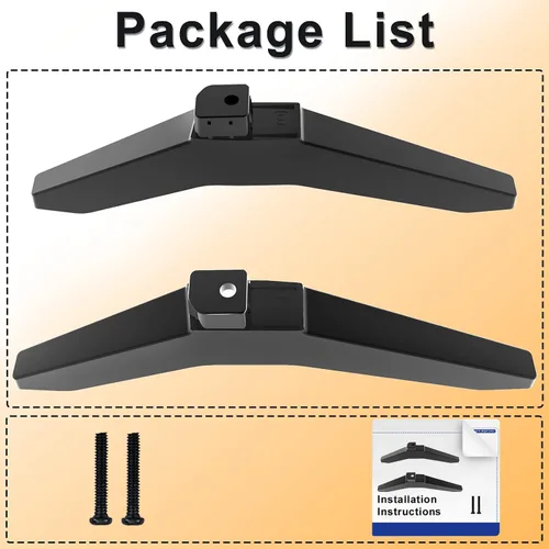 Vista 8 de Patas de repuesto para TV LG, patas de soporte de TV para 40 43 pulgadas LG TV patas 40UJ6300 43UJ6300 43UJ630V 43UN6950ZUA 43UM6900 43UK6300