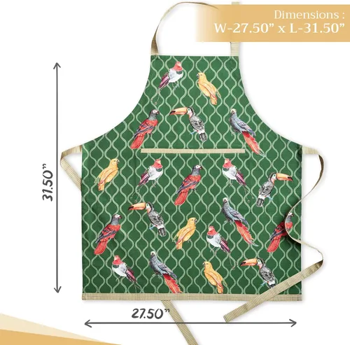 Vista 76 de Maison d' Hermine Delantales para mujer con bolsillo, 100% algodón (27.50 x 31.50 pulgadas)