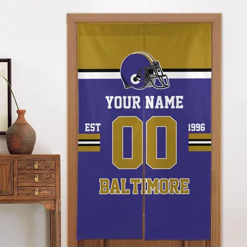 Vista 30 de Cortinas de puerta de Nueva Orleans, panel de cortina personalizado para puerta con número de nombre, cortina japonesa personalizada para New Orleans
