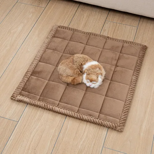 Vista 2 de Funda lavable para sofá para perros, cama para mascotas, fundas de sofá para mascotas con textura aterciopelada, fundas antideslizantes para sofá