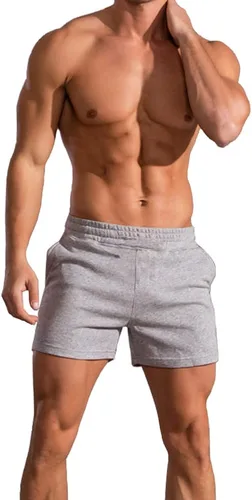 Vista 7 de Palglg - Pantalones cortos de físico culturismo para hombre (12.7 cm/5.0 pulgadas, entrepierna con bolsillos)