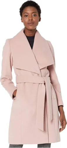 Vista 14 de Cole Haan - Abrigo de lana con cinturón para mujer – Abrigo clásicamente elegante para estilo durante todo el año Cinturón negro.