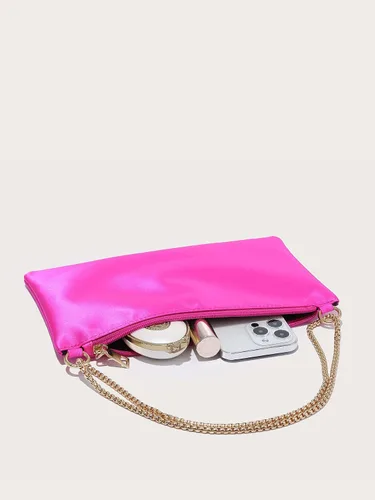 Vista 4 de Verdusa Bolso de noche de satén para mujer, bolso de hombro