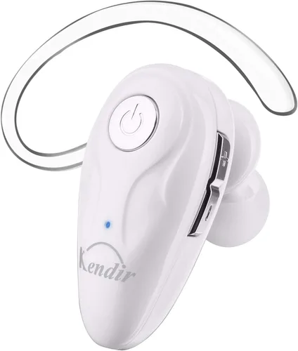 Vista 11 de Kendir Auricular Bluetooth, V5.0 Ultraligero Inalámbrico Auricular Teléfono Celular con Micrófono Auricular Control de Volumen, Auriculares Manos