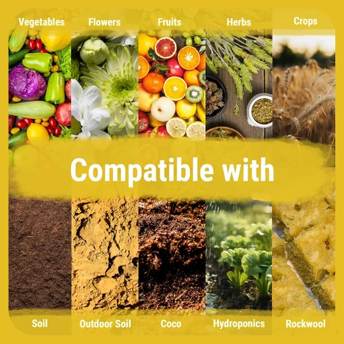 Vista 9 de Cronk Nutrients Bonnie & Clyde Autofloreciente Nutrients Bloom and Grow - Kit de nutrientes para plantas autoflorecientes que aumentan