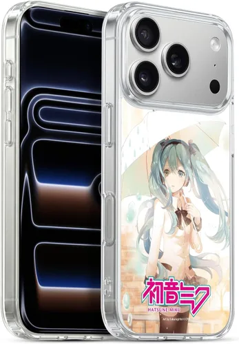 Vista 93 de Head Case Designs Licencia Oficial Hatsune Miku Gráficos Lindos Carcasa de Gel [Protección de Grado Militar] Compatible con Apple iPhone 7