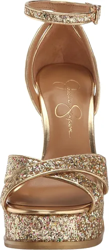 Vista 2 de Jessica Simpson Sandalias de plataforma con correa al tobillo Gavynne para mujer