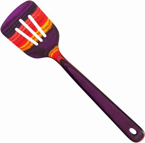 Vista 9 de Totally Bamboo Baltique Colección Waikiki - cuchara de madera para cocinar de 12-1/2", segura para antiadherentes Cuchara de cocina