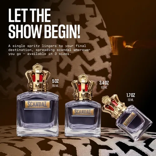 Vista 6 de Jean Paul Gaultier Scandal Pour Homme Eau de Toilette for Men