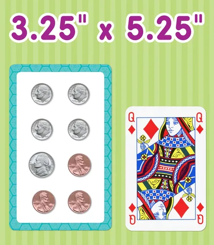 Vista 5 de Carson Dellosa - Tarjetas flash de tiempo y dinero, suma y resta, 3 juegos Matemáticas Grados 1-3