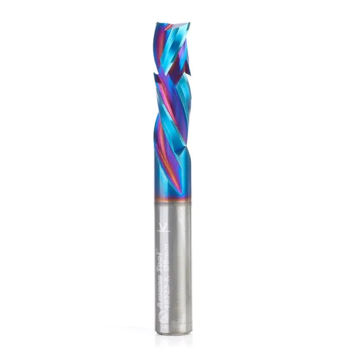 Vista 15 de Amana Tool Spektra Extreme Tool Life Recubierta - Broca de router en espiral de compresión CNC de carburo sólido recubierta, 46182-K, 1/2 D x 1 CH x