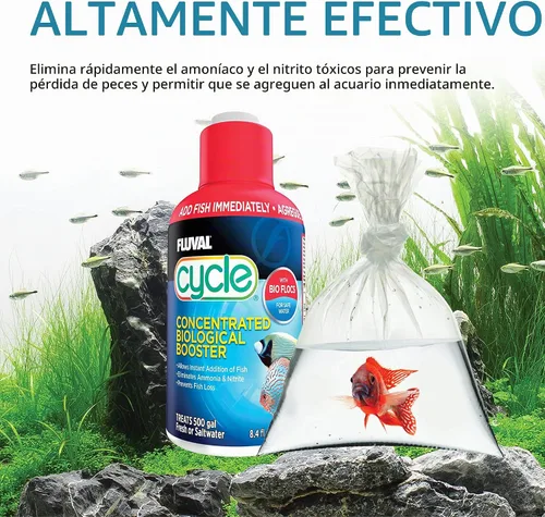 Vista 2 de Fluval Potenciador biológico para acuarios, 4 onzas