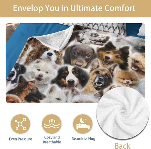 Vista 3 de Manta de Forro Polar Tamaño Twin para Cama, Sofá, Sillón, Mantas y Colchas Mullidas, Suaves, Acogedoras, Cálidas y Ligeras de Felpa para Mujeres