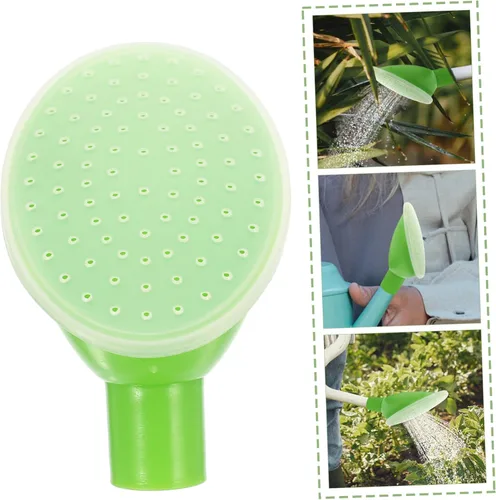 Vista 3 de Yardwe Cabezal de regadera de plástico verde universal