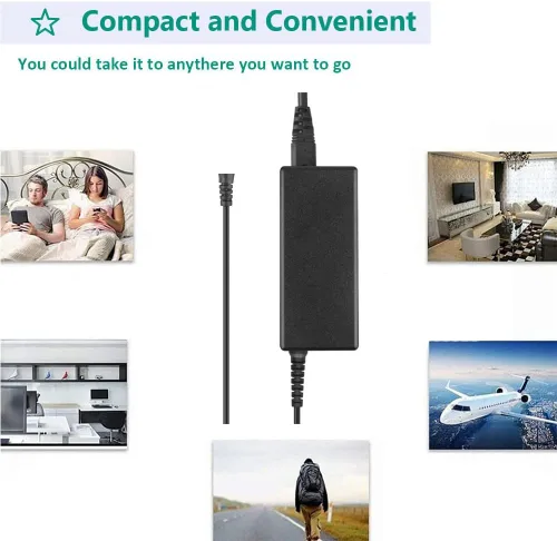 Vista 4 de kybate Adaptador de CA compatible con Elgato Systems 10024020 Thunderbolt 2 Dock Charger Fuente de alimentación