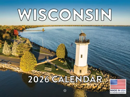 Vista 73 de Calendario de Alabama 2026 para pared, 12 meses, mensual, recuerdos escénicos de AL Hecho en Estados Unidos
