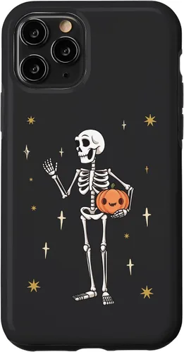 Vista 26 de Funda divertida de Halloween con diseño de esqueleto para iPhone 11