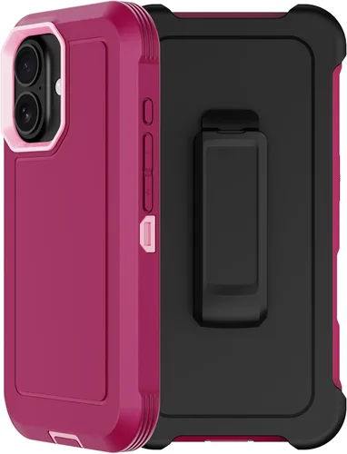 Vista 16 de Funda para iPhone 13 Pro Max con Clip para Cinturón, 2 x Protector de Pantalla, Protección contra Caídas de Grado Militar, Servicio Pesado, Cuerpo