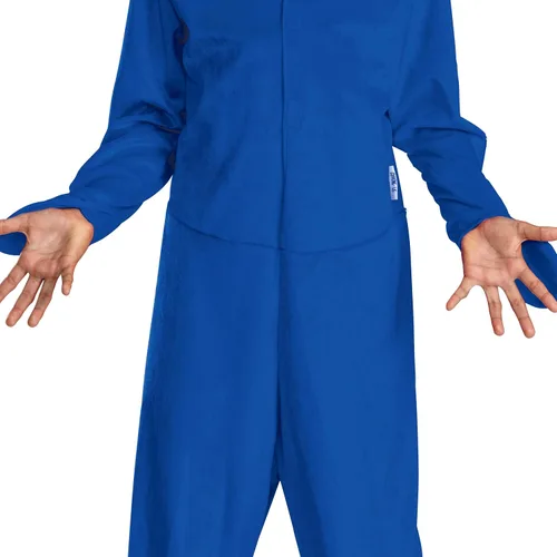 Vista 3 de Disguise Disfraz de impostor azul de Among Us, overol con capucha oficial de Among Us para niños