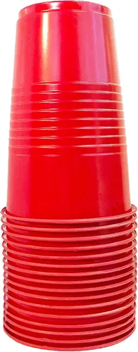 Vista 2 de Vasos desechables de plástico para fiestas, 16 onzas, perfectos para restaurantes, bares, bodas, fiestas, eventos, proyectos de bricolaje y más