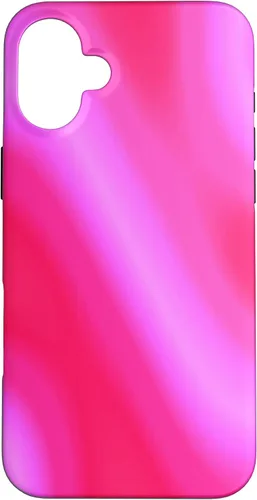 Vista 22 de Funda para iPhone 16 Pink WAVES